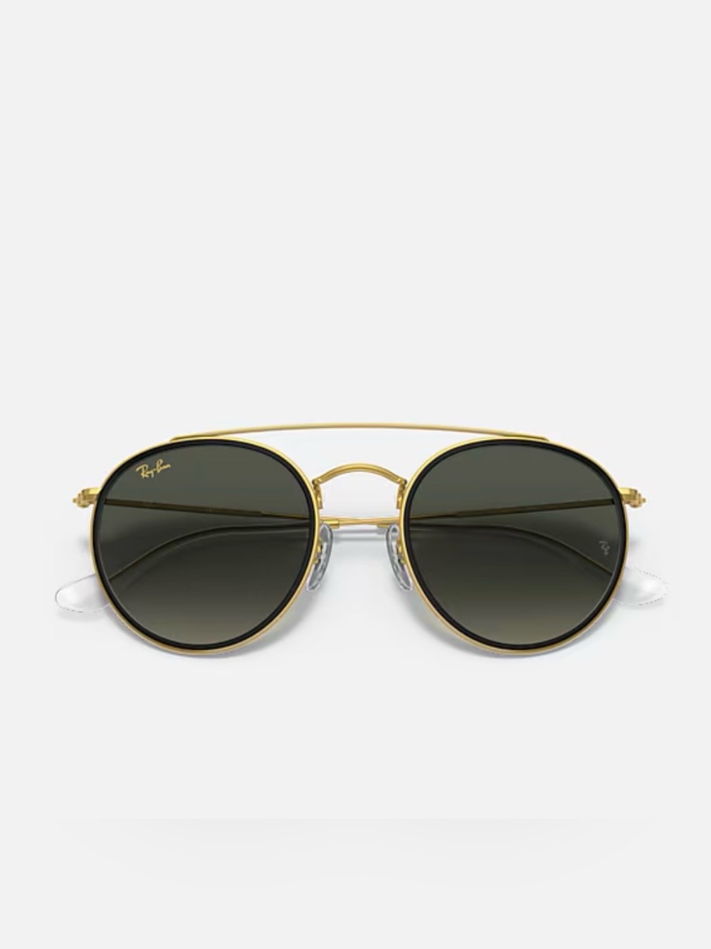 Ray-Ban Women's Gold Frame Round Sunglasses - Picture 1 of 5
